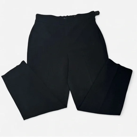 Talbots Easy Travel Slum Ankle Pants Black Size 10 - Picture 3 of 6